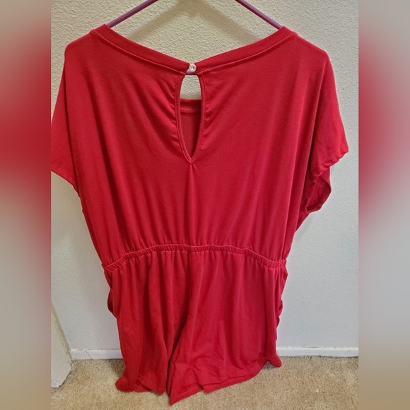 Shein Red Short Romper/Jumpsuit - Picture 2 of 9